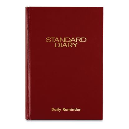 Standard Diary Daily Reminder Book, 2022 Edition, Medium/College Rule, Red Cover, 8.25 x 5.75, 201 Sheets1