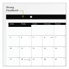 Compact Desk Pad, 18 x 11, White Sheets, Black Binding, Clear Corners, 12-Month (Jan to Dec): 20232