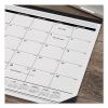 Ruled Desk Pad, 24 x 19, White Sheets, Black Binding, Black Corners, 12-Month (Jan to Dec): 20232