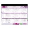 Beautiful Day Desk Pad Calendar, Floral Artwork, 21.75 x 17, Assorted Color Sheets, Black Binding, 12-Month (Jan-Dec): 20222