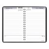 DayMinder Daily Appointment Book, 8 x 5, Black Cover, 12-Month (Jan to Dec): 20232