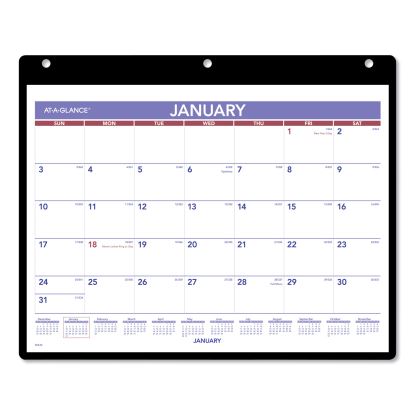 Monthly Desk/Wall Calendar with Bonus Pages, 11 x 8, White Sheets, 12-Month (Jan to Dec): 20221