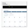 Easy-to-Read Monthly Desk Pad, 22 x 17, White/Blue Sheets, Black Binding, Clear Corners, 12-Month (Jan to Dec): 20232
