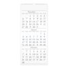 Three-Month Reference Wall Calendar, 12 x 27, White Sheets, 15-Month (Dec to Feb): 2021 to 20231