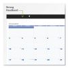 Desk Pad, 22 x 17, White Sheets, Black Binding, Black Corners, 12-Month (Jan to Dec): 20222