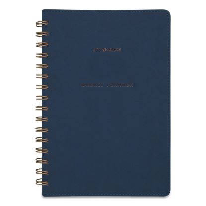 Signature Collection Firenze Navy Weekly/Monthly Planner, 8.5 x 5.5, Navy Cover, 13-Month (Jan to Jan): 2023 to 20241