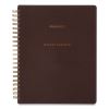 Signature Collection Distressed Brown Weekly Monthly Planner, 11 x 8.5, Brown Cover, 13-Month (Jan to Jan): 2023 to 20241
