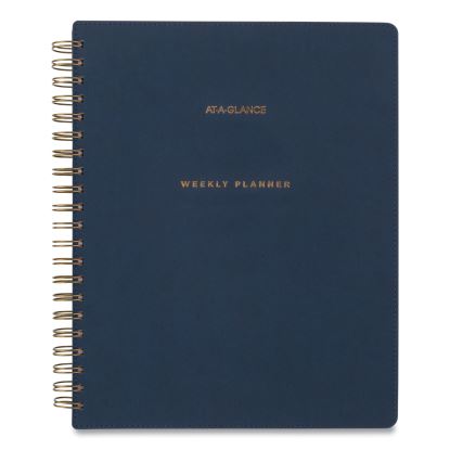 Signature Collection Firenze Navy Weekly/Monthly Planner, 11 x 8.5, Navy Cover, 13-Month (Jan to Jan): 2023 to 20241