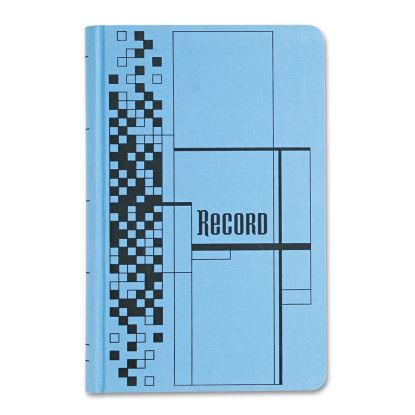 Record Ledger Book, Record-Style Rule, Blue Cover, 11.75 x 7.25 Sheets, 500 Sheets/Book1