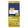 Gift Certificates with Envelopes, 8 x 3.4, White/Canary, 25/Book2