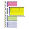 Wirebound Telephone Message Book, Two-Part Carbonless, 2.75 x 4.75, 4/Page, 200 Forms1