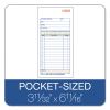 Carbonless Sales Order Book, Three-Part Carbonless, 3.25 x 7.13, 50 Forms2
