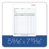 TOPS Sales/Order Book, Three-Part Carbonless, 7.95 x 5.56, 1/Page, 50 Forms2