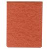 Pressboard Report Cover with Tyvek Reinforced Hinge, Two-Piece Prong Fastener, 2" Capacity, 8.5 x 11, Red/Red2