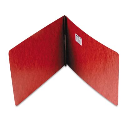 Pressboard Report Cover with Tyvek Reinforced Hinge, Two-Piece Prong Fastener, 2" Capacity, 8.5 x 14, Red/Red1