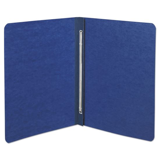 PRESSTEX Report Cover with Tyvek Reinforced Hinge, Side Bound, Two-Piece Prong Fastener, 3" Capacity, 8.5 x 11, Dark Blue1