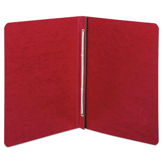 Presstex Report Cover with Tyvek Reinforced Hinge, Two-Piece Prong Fastener, 3" Capacity, 8.5 x 11, Executive Red1