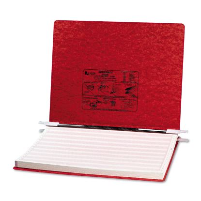PRESSTEX Covers with Storage Hooks, 2 Posts, 6" Capacity, 14.88 x 11, Executive Red1