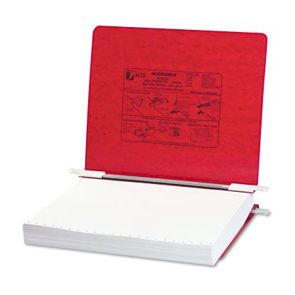 PRESSTEX Covers with Storage Hooks, 2 Posts, 6" Capacity, 11 x 8.5, Executive Red1