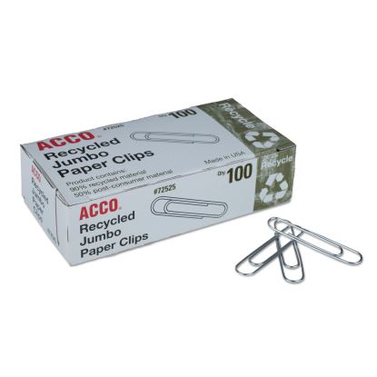 Paper Clips, Jumbo, Silver, 1,000/Pack1