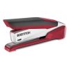 InPower Spring-Powered Premium Desktop Stapler, 28-Sheet Capacity, Red/Silver1