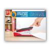 InPower Spring-Powered Premium Desktop Stapler, 28-Sheet Capacity, Red/Silver2