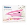 InCourage Spring-Powered Desktop Stapler, 20-Sheet Capacity, Pink/White2