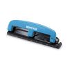 12-Sheet EZ Squeeze Three-Hole Punch, 9/32" Holes, Blue/Black1