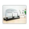 40-Sheet EZ Squeeze Three-Hole Punch, 9/32" Holes, Black/Silver2