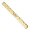 Wood Ruler with Single Metal Edge, Standard, 12" Long2