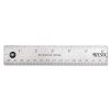 Stainless Steel Office Ruler With Non Slip Cork Base, Standard/Metric, 12" Long1