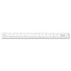Clear Flexible Acrylic Ruler, Standard/Metric, 18" Long, Clear2