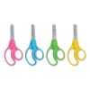 For Kids Scissors, Blunt Tip, 5" Long, 1.75" Cut Length, Assorted Straight Handles, 12/Pack2