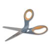 Titanium Bonded Scissors, 8" Long, 3.5" Cut Length, Gray/Yellow Offset Handle2