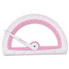 Soft Touch School Protractor with Antimicrobial Product Protection, Plastic, 6" Ruler Edge, Assorted Colors2