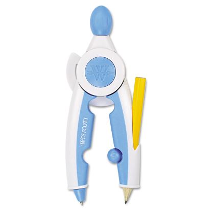 Soft Touch School Compass with Antimicrobial Product Protection, 10", Assorted Colors1