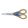 Non-Stick Titanium Bonded Scissors, 7" Long, 3" Cut Length, Gray/Yellow Straight Handle1