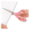 All Purpose Pink Ribbon Scissors, 8" Long, 3.5" Cut Length, Pink Straight Handle2