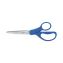 Preferred Line Stainless Steel Scissors, 8" Long, 3.5" Cut Length, Blue Straight Handles, 2/Pack1