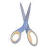 Titanium Bonded Scissors, 8" Long, 3.5" Cut Length, Gray/Yellow Straight Handle2