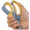 Titanium Bonded Workbench Shears, 8" Long, 3" Cut Length, Gray/Yellow Offset Handle2