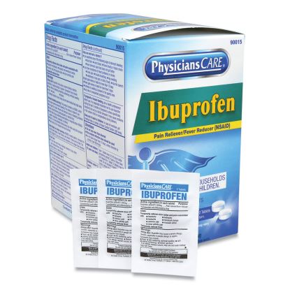 Ibuprofen Medication, Two-Pack, 50 Packs/Box1