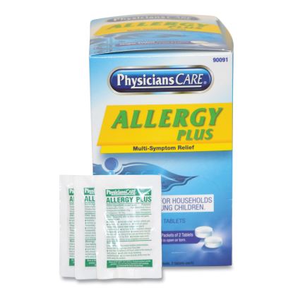 Allergy Antihistamine Medication, Two-Pack, 50 Packs/Box1