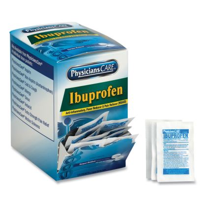Ibuprofen Pain Reliever, Two-Pack, 125 Packs/Box1