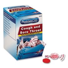 Cough and Sore Throat, Cherry Menthol Lozenges, Individually Wrapped, 50/Box1