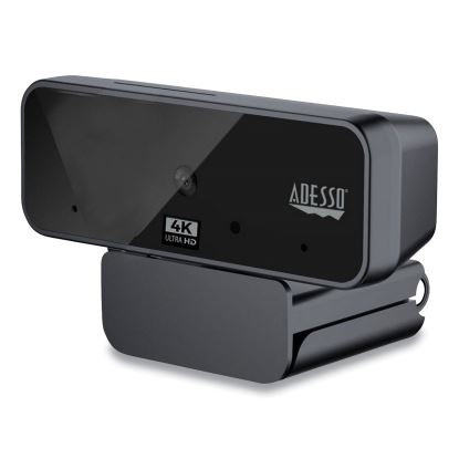 CyberTrack H6 4K USB Fixed Focus Webcam with Microphone, 3840 Pixels x 2160 Pixels, 8 Mpixels, Black1
