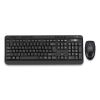 WKB-1320CB Antimicrobial Wireless Desktop Keyboard and Mouse, 2.4 GHz Frequency/30 ft Wireless Range, Black1