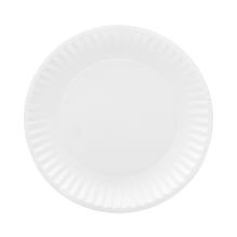 Coated Paper Plates, 6" dia, White, 100/Pack, 12 Packs/Carton1