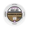 Coated Paper Plates, 6" dia, White, 100/Pack, 12 Packs/Carton2