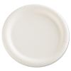 Premium Coated Paper Plates, 9" dia, White, 125/Pack, 4 Packs/Carton2